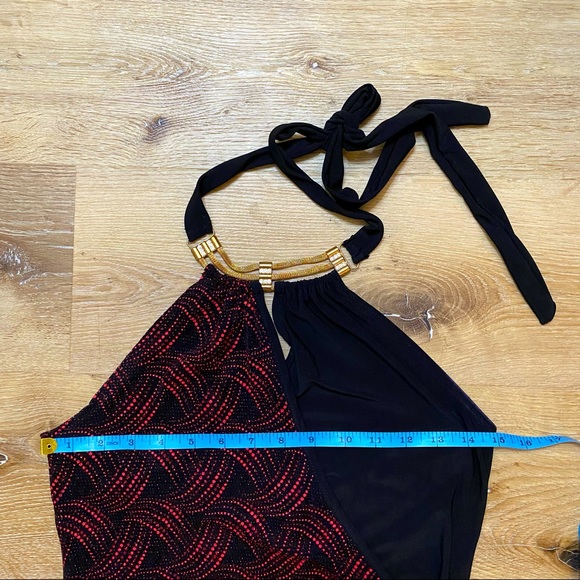 Blu:m High Neck Backless Sequin Dress, Festive & Elegant - Picture 9 of 11